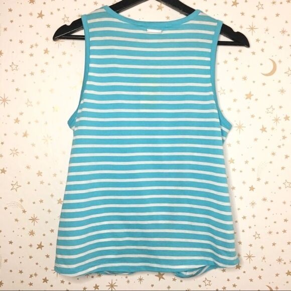 Michael Kors Turquoise Striped Tank Top – Women’s Medium NWT - Picture 3 of 7